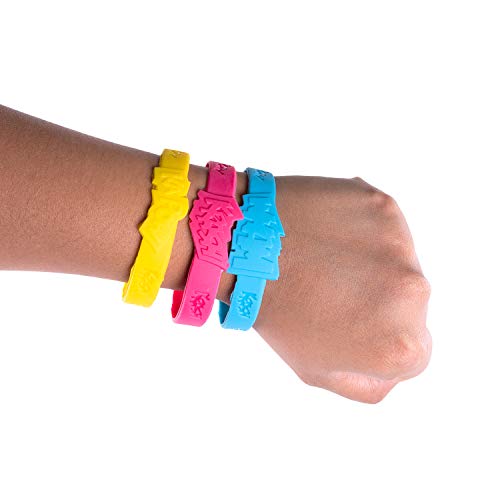 Super Z Outlet SZ126 24 Assorted Superhero Comic Quotes & Sayings Colorful Rubber Jelly Bracelets For Children Birthdays, Party Favors, Kid'S Goody Bags thumb #4