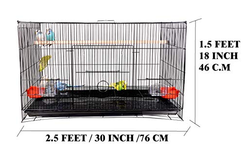 AVI-CRAVE-Bird-cage-Large-25-feet-for-BudgiesFinchesLove-BirdsCocktailsConuresand-Other-Birds