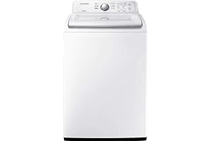 eeva washer and dryer SAMSUNG WA45T3200AW 4.5 cu. ft. Top Load Washer
