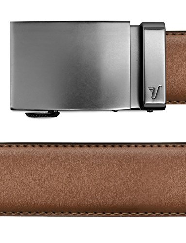 Image of Mission Belt Men's Leather Ratchet Belt, 40mm Metal Collection