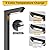 Gardencoin 3CCT LED Low Voltage Landscape Pathway Light Wired, 3000K/4000K/5000K Selectable, Higher Modern Walkway Lights Outdoor, Die-Cast Aluminum Housing with Big Ground Stake (19.7IN, 4 Pack)