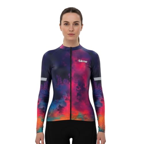Maillot de cyclisme d'hiver Sikma homme veste thermique respirante à manches longues