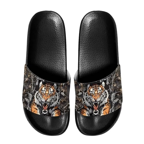 Sandals Slides for Men Cool Summer Slippers Casual Beach Slides Non Slip Bathroom Slide Shoes