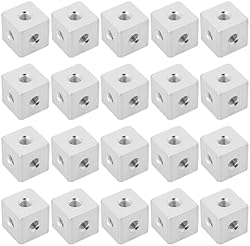 Orivin 20Pcs M-3 Cube Connector Aluminium Profile Hexagon…