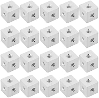 Orivin Lot De 20 Connecteurs Cubiques M-3 En Aluminium, B…
