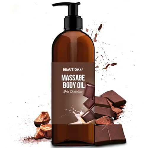 Beautiona - Pflegendes Massageöl für Körper und Entspannung - Aroma-Massage für Männer und Frauen (500 ml, Schokolade)
