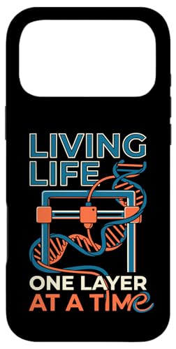 Living Life One Layer At A Time Funny 3D�v�����g�f�U�C�� �X�}�z�P�[�X iPhone 17 Pro Max �p