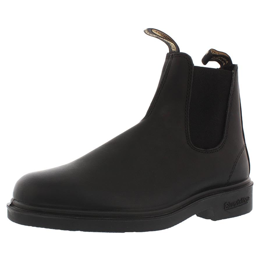 Image of Blundstone Tpu-Dress Boot-Premium Leather Unisex Shoes Size 5, Color: Black /Core Black-Black