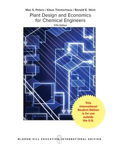 Buy Plant Design and Economics for Chemical Engineers — BookShops.in