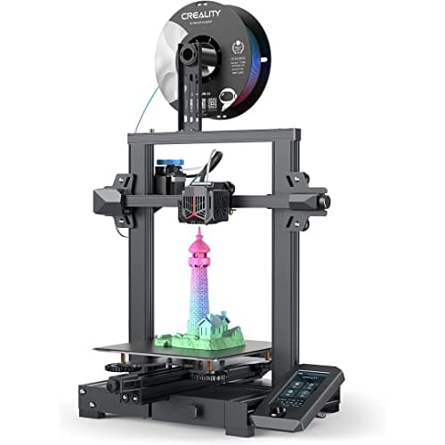 Creality Ender-3 V2 Neo Imprimante 3D 220x220x250mm, Plate-forme d'Impression en Acier à Ressort PC & Nivellement Auto, Bowden Extrudeuse en Métal, Pré-installation pour Débutants/Professionnels