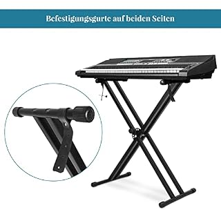 Support de clavier réglable, support de clavier de piano de construction en fer solide pour des performances musicales - Les Beatles, Paul McCartney, John Lennon, RIngo Starr, George Harrison Support de clavier réglable, support de clavier de piano de construction en fer solide pour des performances musicales – Image 7