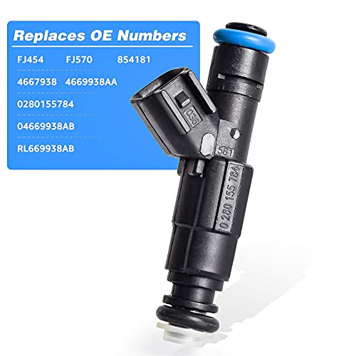 image for nifeida 6Pcs Fuel Injectors Compatible with 1999-2004 jeep cherokee gr