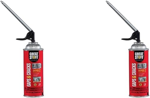 Great Stuff 99108824 Dispensador inteligente huecos y grietas, crema, 12 onzas (paquete de 2)