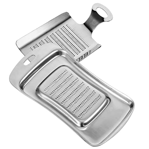 CIYODO 2Pcs Portable Stainless Steel Food Grinders Multi Function Garlic Mincers for Ginger Easy to Clean and Reusable for Household Cooking and Meal Prep