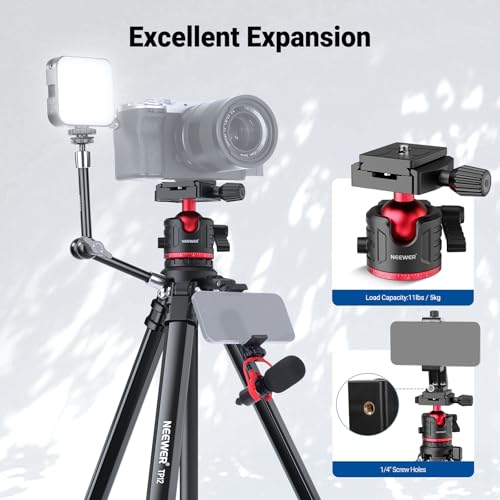 NEEWER Basics 66.5-inch Travel Tripod