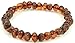 Baltic Amber Adult Bracelet - Cognac Color- 7 inches Long - Elastic Band: One Size Fits All - Anti-inflammatory - Pain Relief with no Side Effects - Certified Baltic Amber
