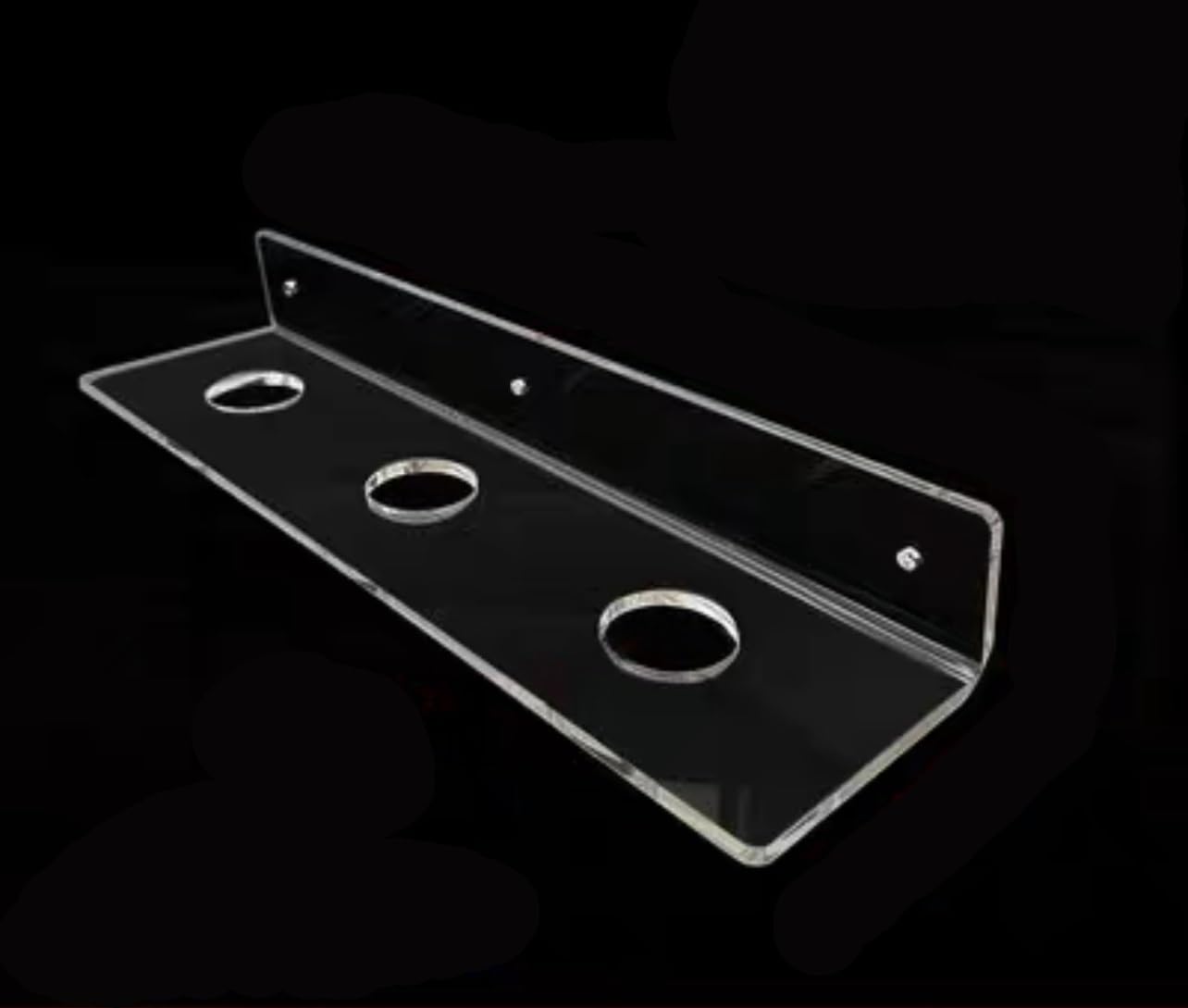 Espositore Acrilico, Espositore for Rubinetto da Pavimento in Acrilico, Piastra di Sospensione for Rubinetto da Bagno, espositore da Parete Trasparente(Clear,Style 6)
