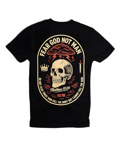 Yee Yee Apparel Tactical Graphic Tee Shirt – Patriotic and Christian Men’s Graphic Tees and Short Sleeve Shirts