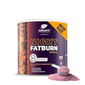 Nature’s Finest by Nutrisslim Night Fatburn Extreme – 2in1 Quemagrasa Potente Noturna para Adelgazar Efectivo y para Dormir Bien – Con Morosil, L-Carnitina y Valeriana