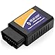 OBD2 Bluetooth Adapter (V1.5) + 4-Pin für Auto Diagnosegerät OBD Adapter für Alle OBDII Protokoll Fahrzeuge - Upgraded V1.5 OBD2 Diagnosekabel – Komplettes Diagnose-Set für Autos und Motorräder