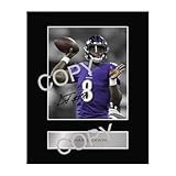 Pre Printed Digitally Signed L Jackson J Lamar Mounted Photo Display #33 Printed Autograph Picture 10x8 Inch Mount