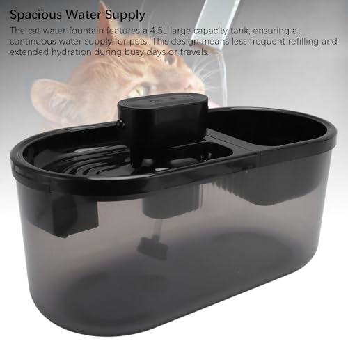 Fuente de agua automática para gatos y perros 4.5L miniatura 3