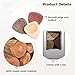10-Pack Vintage Wooden Bass Picks With Iron Case For Guitar, Ukulele, Acoustic And Electric Use