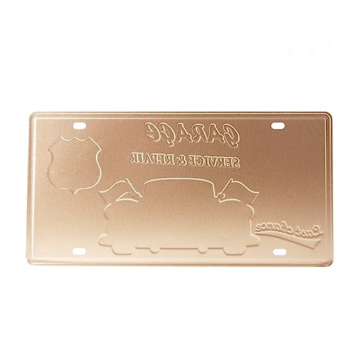 Image of Garage Service and Repairs Multipurpose Metal Signs - License Wall Plate, Decorative Car Tag - Ideal for Cafe, Restaurant, Shop, Home, Hotel, Club, Office, Living Area - Design Plaque