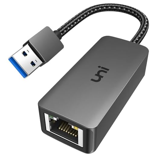 uni USB Ethernet-adapter USB 3.0 till RJ45 Gigabit Lan-adapter, kompatibel med Macbook, Surface Pro, Notebook PC med Windows7/8/10, XP, Vista, Mac/Linux och mer