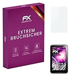 atFoliX Glasfolie kompatibel mit Lenovo Idea Tab A1000 Bildschirmfolie, 9H Hybrid-Glass FX Schutzpanzer Folie