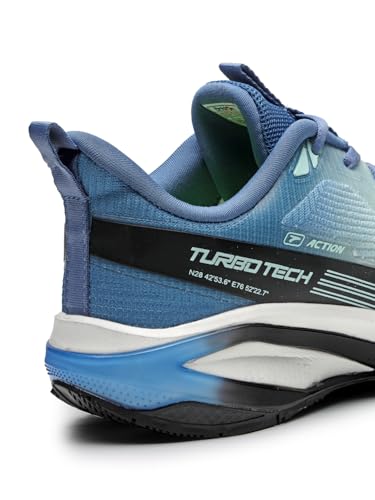 Image of Action | Athleo | NITRO-1004 | Men's | Lace-Up | Running | Shoes | Lightweight | Comfortable | Trendy | Breathable | Sports | Shoes