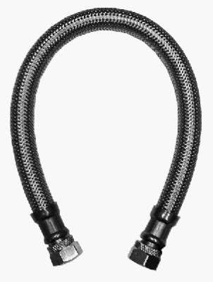 Homewerks Worldwide 7223-20-38-6-HW Faucet Connector, Stainless Steel, 3/8 Compression x 3/8 Compression x - Quantity 15