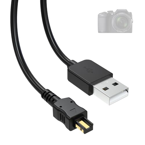 Arzweyk EH-67 USB Charging Charger Cable Compatible with Nikon Coolpix L100, L105, L110, L120, L310, L320, L330, L340, L810, L820, L830, L840, B500 Digital Cameras, EH67 Power Supply Cord