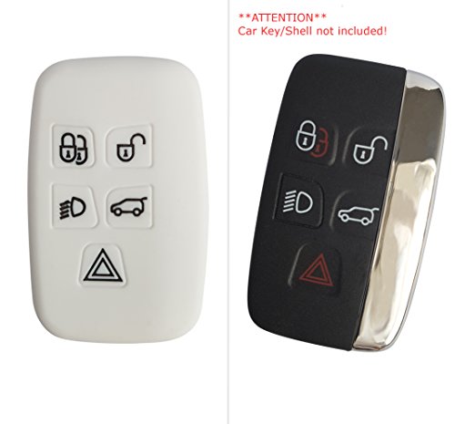 CK + Land Rover Auto de llave móvil Key Cover Case Funda Silicona para Evoque velar Discovery Sport Range Rover