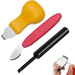 3PCS Watch Back Cover Remover Tool Kit – Professional Watch Repair Tools for Opening Watch Case Backs – Adjustable Pry Knife & Holder Set for Replacement & Watch Maintenance at Home
