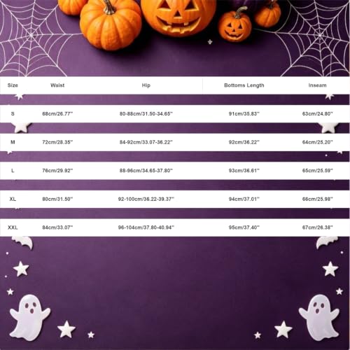 MESSIYO Halloween Leggings for Women Fall Fashion Yoga Pants Black - image 5