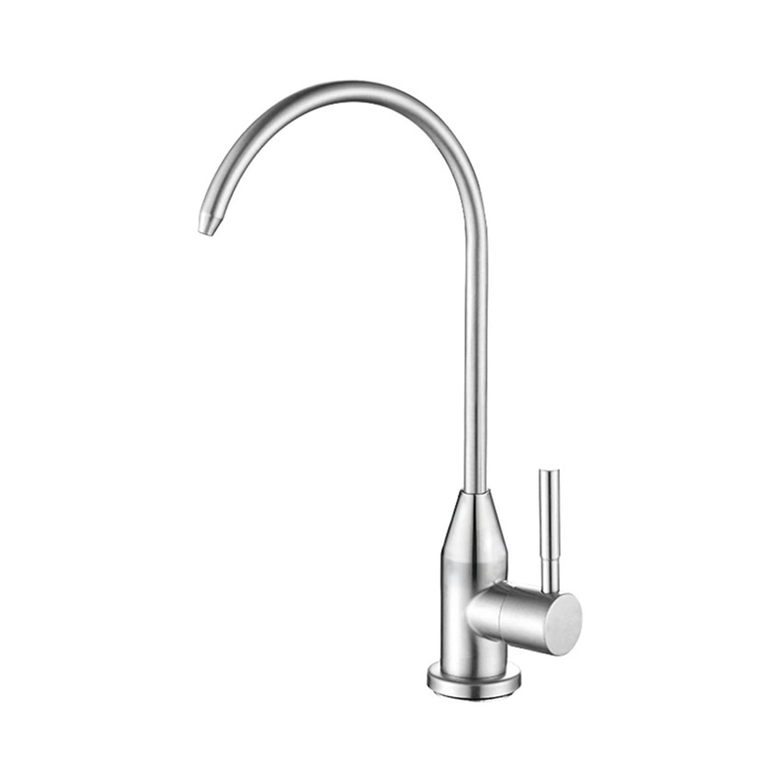 ZYCHSJXA Water Purification Faucet 304 Stainless Steel Sink Mixer Tap Kitchen Accessories Purifier Points Universal Crane(Black Pointed)