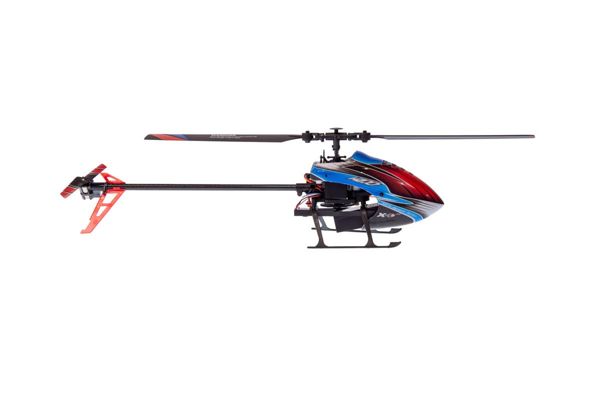 s-idee® WL K200 RC elicottero Rosso Blu 2,4 GHz Giroscopio 6-Axis Elicottero radiocomandato (RC)
