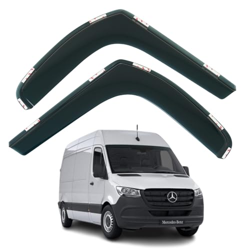 Déflecteurs de vent Mercedes Sprinter pour ventiler l'habitacle en voyage ou camping