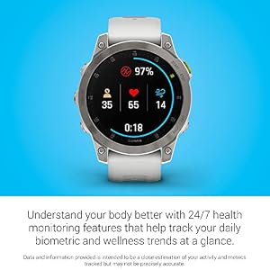 Garmin Epix Gen 2, Premium Active Smartwatch, 47 mm (White Titanium) - (Renewed) — photo 5 of 6