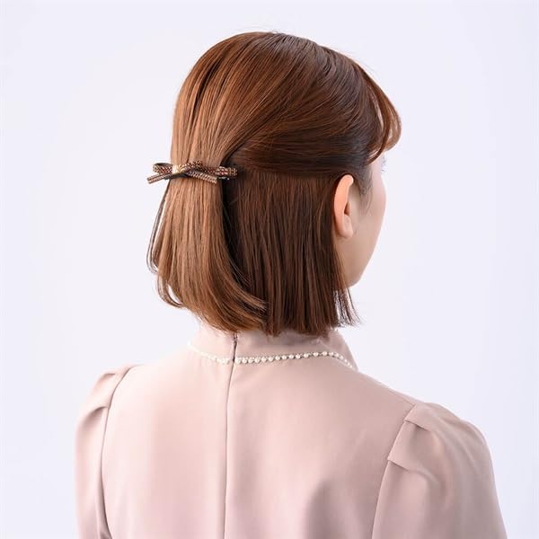 コンプレックスビズ クリスタルメッシュバゲット スリムバレッタ