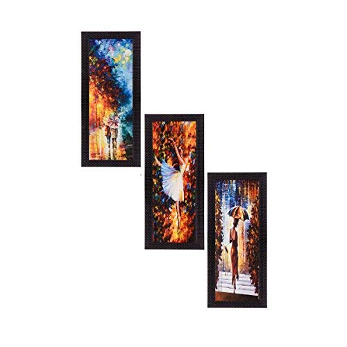 Art peinture UV couple amoureux en satin mat 53x40cm Loi-452