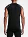 Nike Pro Men's Sleeveless Training Shirt, Black/Dark Grey/White, Large