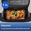 Philips Air Fryer Série 1000 Panier Flexible avec Séparateur Amovible - Airfryer 7.1L, Technologie RapidAir, 10 Modes de Cuisson, 90% Matières Grasses en Moins, Design Compact, App HomeID (NA154/00)