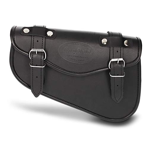 Satteltasche für Hyosung Aquila GV 125 Arizona Schwarz rechts
