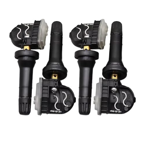Image of TPMS Sensors Set of 4 for Ford Ecosport 01/2018-03/2028, Tire Pressure Monitoring System Sensors Replace HC3T-1A180-AB HC3T-1A150-AA