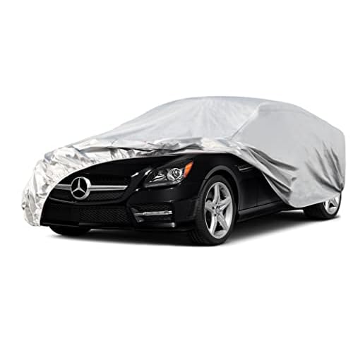 Kayme 7 Layers SUV Car Cover Custom Fit for BMW X1 (2009-2025) Waterproof All Weather for Automobiles, Outdoor Full Cover Rain Sun UV Protection. Custom Fit BMW X1 PE-Black