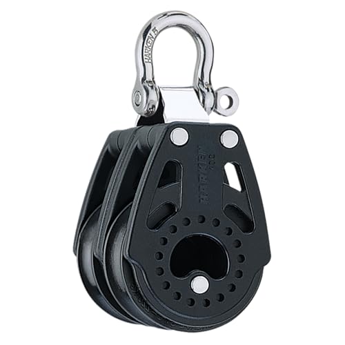 Poulie double Carbo 40 mm Harken 606789 Defender T2 pour accastillage et gréement souple