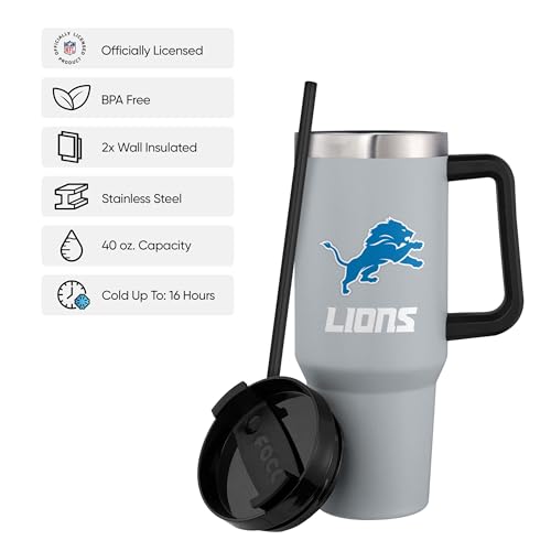 Image of FOCO NFL unisex-adult NFL Team Logo Insulated Travel Mug 40oz XL Tumbler