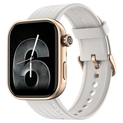 Image of Noise Pro 6 Smart Watch:Intelligent AI, Endless AI Watch Faces, AI Companion, 1.85 inch AMOLED, EN2 Processor, Nebula UI 2.0, Emergency SOS, Compatible with iOS & Android(Ivory Gold)
